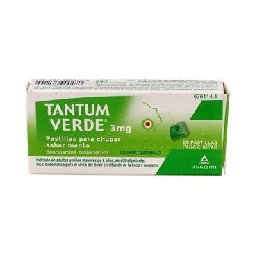 Comprar Tantum Verde Mg Pastillas Para Chupar Menta Parafarmacia