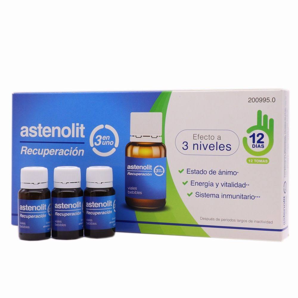 Buy Astenolit Recovery 12 Vials 10 Ml. Deals on Astenolit brand. Buy Now!!