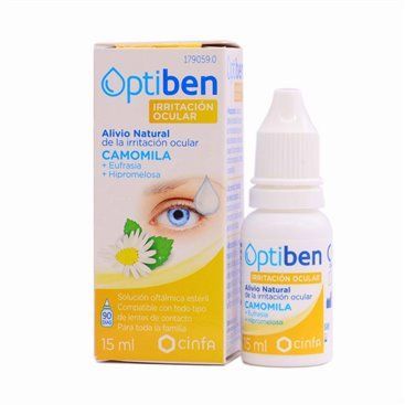 Optiben Irritated Eyes Eye Drops 15Ml