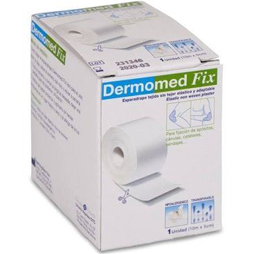 Dermomed Fix Esparadrapo Hipoalergico Tejido Sin Tejer 10 M X 5 Cm