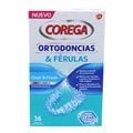 Corega Ortodoncias & Ferulas 36 Tabletas Limpiadoras