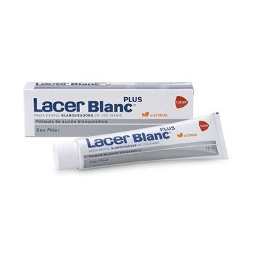 Lacerblanc Plus Pasta de Dentes Blanqueadora Sabor Citrus 75Ml