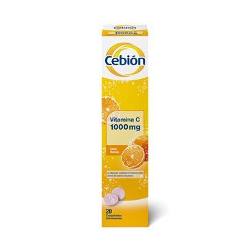 Cebion Vitamina C 1000Mg 20 Comprimidos Efervescentes