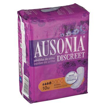 Ausonia Discreet Compresas Incontinencia Extra 10 Unidades