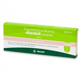 Suppositories Glycerine Vilardell Infants 0.92 G 6 Suppositories (Blister)