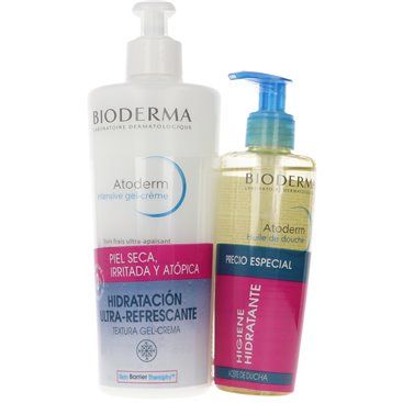 Bioderma Atoderm Gel Crema 500Ml + Atoderm Aceite de Ducha 200Ml