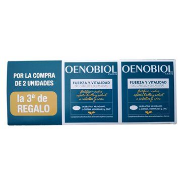 Oenobiol Fuerza y Vitalidad 3x60 Capsulas