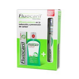 Fluocaril Toothpaste 125ml + Mouthwash 500Ml + Cepillo