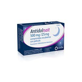 Antidolnait 500Mg/25Mg 10 Comprimidos revestidos