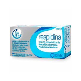 Respidina 120 Mg 14 Comprimidos Liberação prolongada