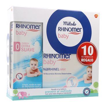 Rhinomer Baby Fuerza 0 115Ml + Rhinomer 10 Recambios