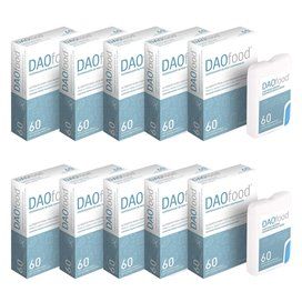 10x Daofood Dispensador 60 Mini Comprimidos