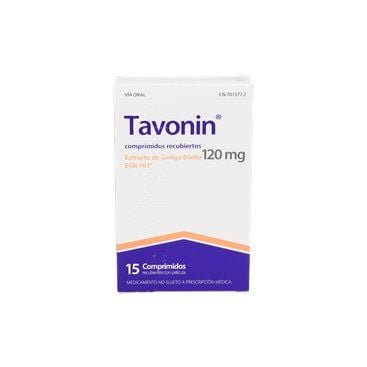 Tavonin 120Mg 15 Film-coated Tablets