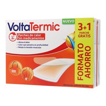 Voltatermic Parches De Calor 3+1 Formato de poupança