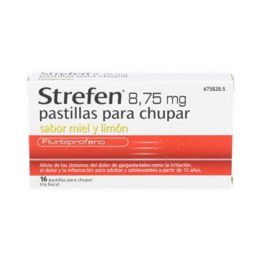 Strefen 8.75 Mg 16 Pastillas Para Chupar Miel Y Limon