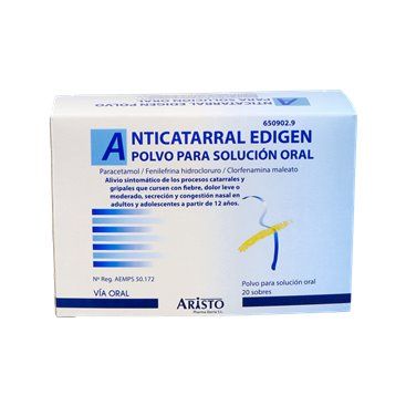 Anticatarral Edigen 20 Sachets em pó para solução oral