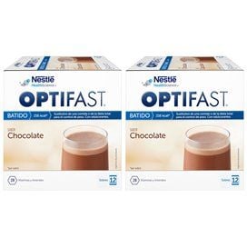 Optifast Batido Chocolate 2x12 Sobres Duplo