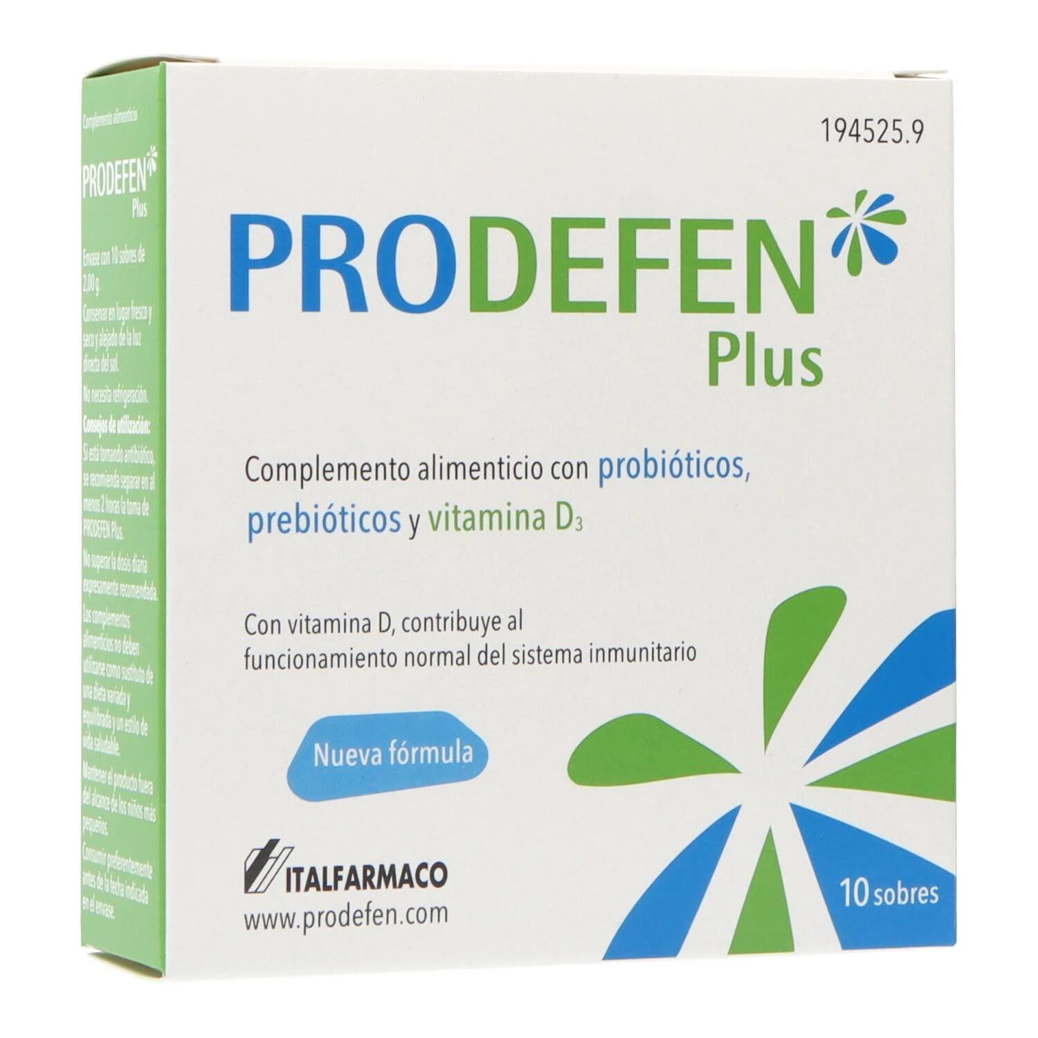  Italfarmaco Prodefen Plus, 10 Sachets For the Normal  Function Of The Gastrointestinal System