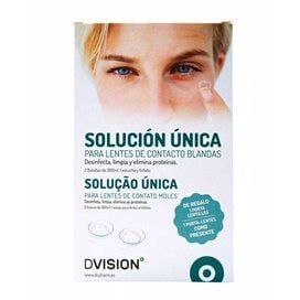 Dvision Solução Única para Lentes de Contacto Suaves 2x360Ml