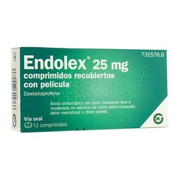 Endolex 25Mg 12 Comprimidos