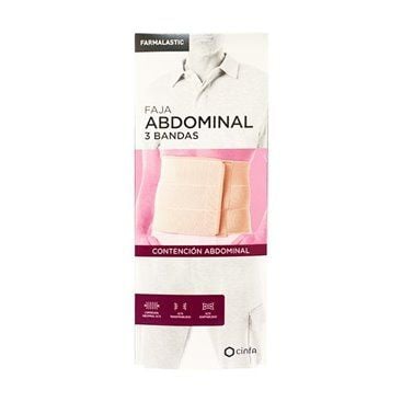 Faja Abdominal Farmalastic 3 Bandas Talla Grande