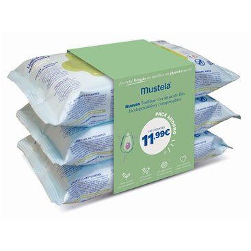 Mustela Toalhetes Bio 3x60 Unidades