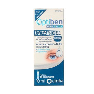 Optiben Dry Eyes Repair Gel 10 Ml