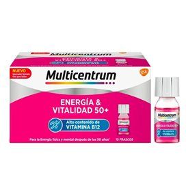 Multicentrum Energia & Vitalidad 50+ 15 Bottles Raspberry Flavour
