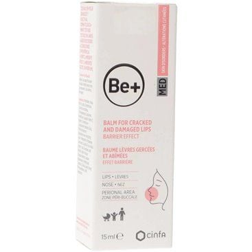 Be+ Med Lip Balm for Chapped Lips, Nose and Mouth Area 15 Ml