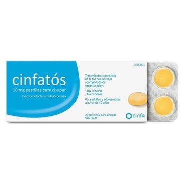 Cinfatos 10 Mg 20 Pastilhas Para Chupar