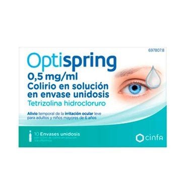 Optispring 0,5 Mg/Ml Colírio 10 Monododis 0,5Ml