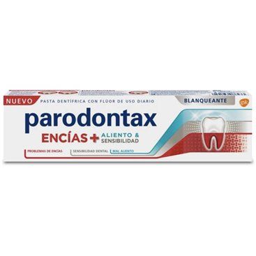 Parodontax Encias + Aliento & Sensibilidad Blanqueante 75 Ml