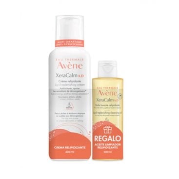 Avene Xeracalm Cream 400Ml + Xeracalm Washing Oil 100Ml