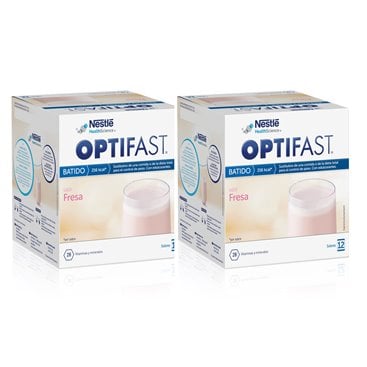 Optifast Strawberry Milkshake 2x12 Sachets Duplo