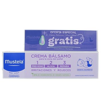 Mustela Crema Balsamo 150Ml + 50Ml Regalo