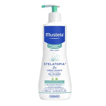 Mustela Stelatopia Gel de banho Anti-Tiranteces 500Ml