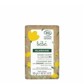 Klorane Bebe Organic Calendula Body & Hair Soap 100 G