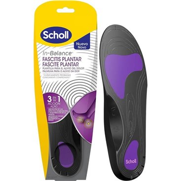 Scholl Palmilha In-Balance Fasceíte Plantar Tamanho L