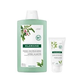 Klorane Almond Shampoo 400Ml + Oatmeal Conditioner 50 Ml
