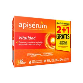 Apiserum Vitality 3x30 Soft Capsules 3 Months Savings Pack