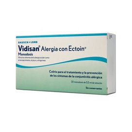 Vidisan Alergia com Ectoina 20 Monodoses