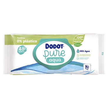 Dodot Aqua Pure 48 Toalhetes Sem Plástico