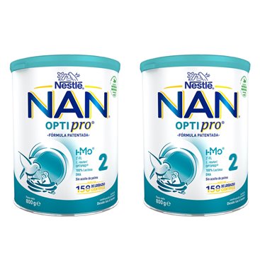 Nan Optipro 2 Leche de Continuacion 2x800g (duo)