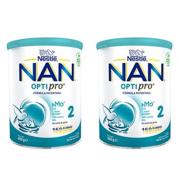 Nan Optipro 2 Leche de Continuacion 2x800g (duplo)