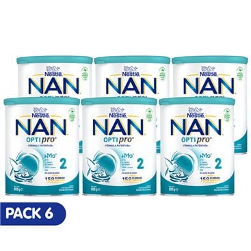 Nan Optipro 2 Leche de Continuacion 6x800g