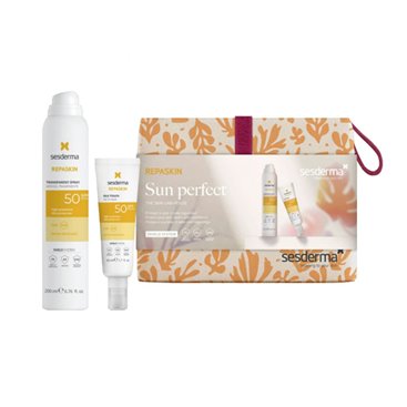 Sesderma Repaskin Tacto Seda Spf50 50Ml + Repaskin Aerosol Transparente Spf50 200Ml