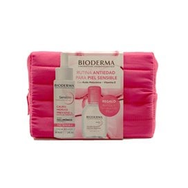 Bioderma Sensibio Defensive Serum 30 Ml + Bioderma Sensibio H2O 100 Ml + Toilet Bag Pink