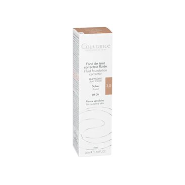 Avène Couvrance Fluid Foundation SPF20 30ml Sand 3.0