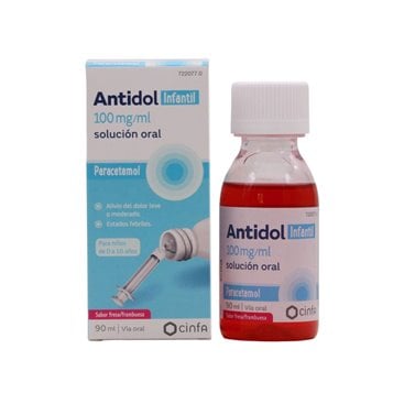 Children's Antidol 100 Mg/Ml 1 Bottle Oral Solution 90 Ml