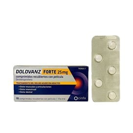 Dolovanz Forte 25 Mg 15 Coated Tablets